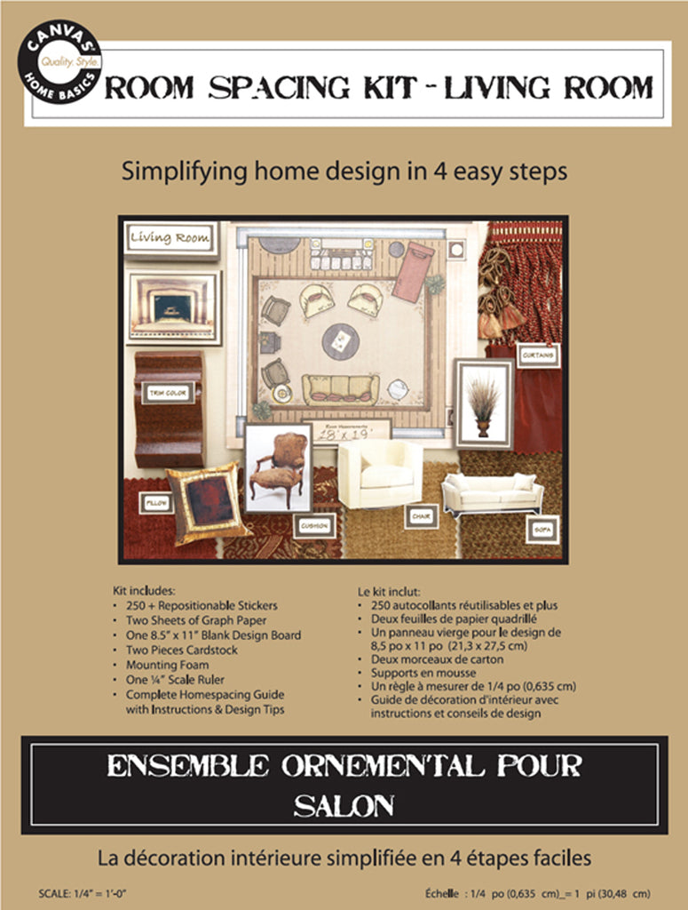 Room Planning & Decorating Kit - Living Room – 1320LLC