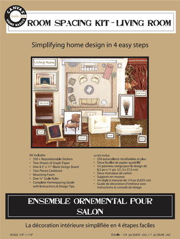 Room Planning & Decorating Kit - Living Room