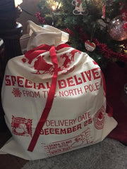 SANTA'S BAG - Printed Canvas Bag