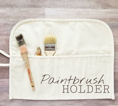 Canvas Paint Brush Holder