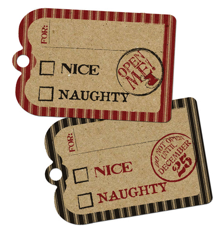 Holiday Tags - Naughty or Nice Stamps