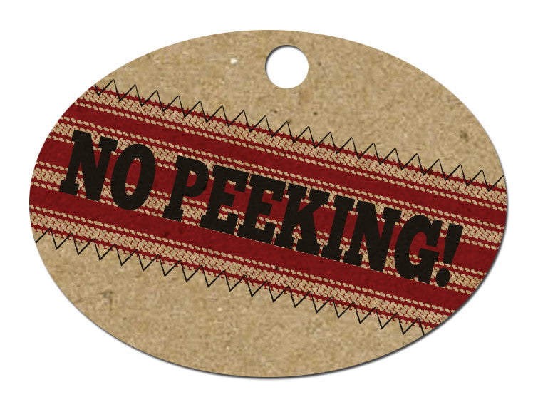 Holiday Tags - No Peeking