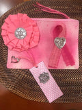 “Think Pink Zippered Pouch & Bookmark” Class
