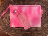 “Think Pink Zippered Pouch & Bookmark” Class
