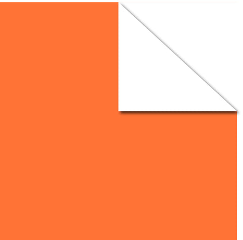 Printd Cardstock - Orange on White Paper