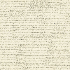 Tissuestock 12x12 - French Script on Ivory