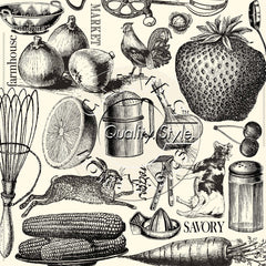 Farmhouse Market on Ivory Paper