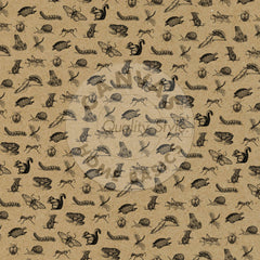 The Watering Can: Critters and Crawlers on Kraft Paper