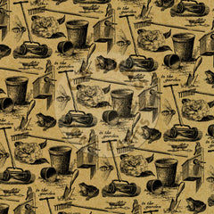 The Watering Can: In the Garden on Kraft Paper