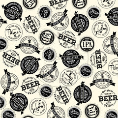 Vino and Ale: Brew Labels on Ivory Paper