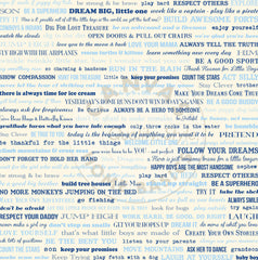 Baby Boy: Quotes on Ivory Paper