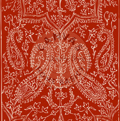 Boots and Saddle: Rust and Ivory Bandana Rev Paper