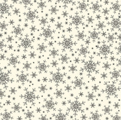 Heirloom Calendar Papers:  Sketched Snowflakes Paper