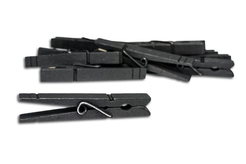 Decorative Clothespins- Black – 1320LLC