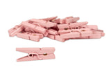 Mini Clothespins- Lt. Pink (25 pieces)