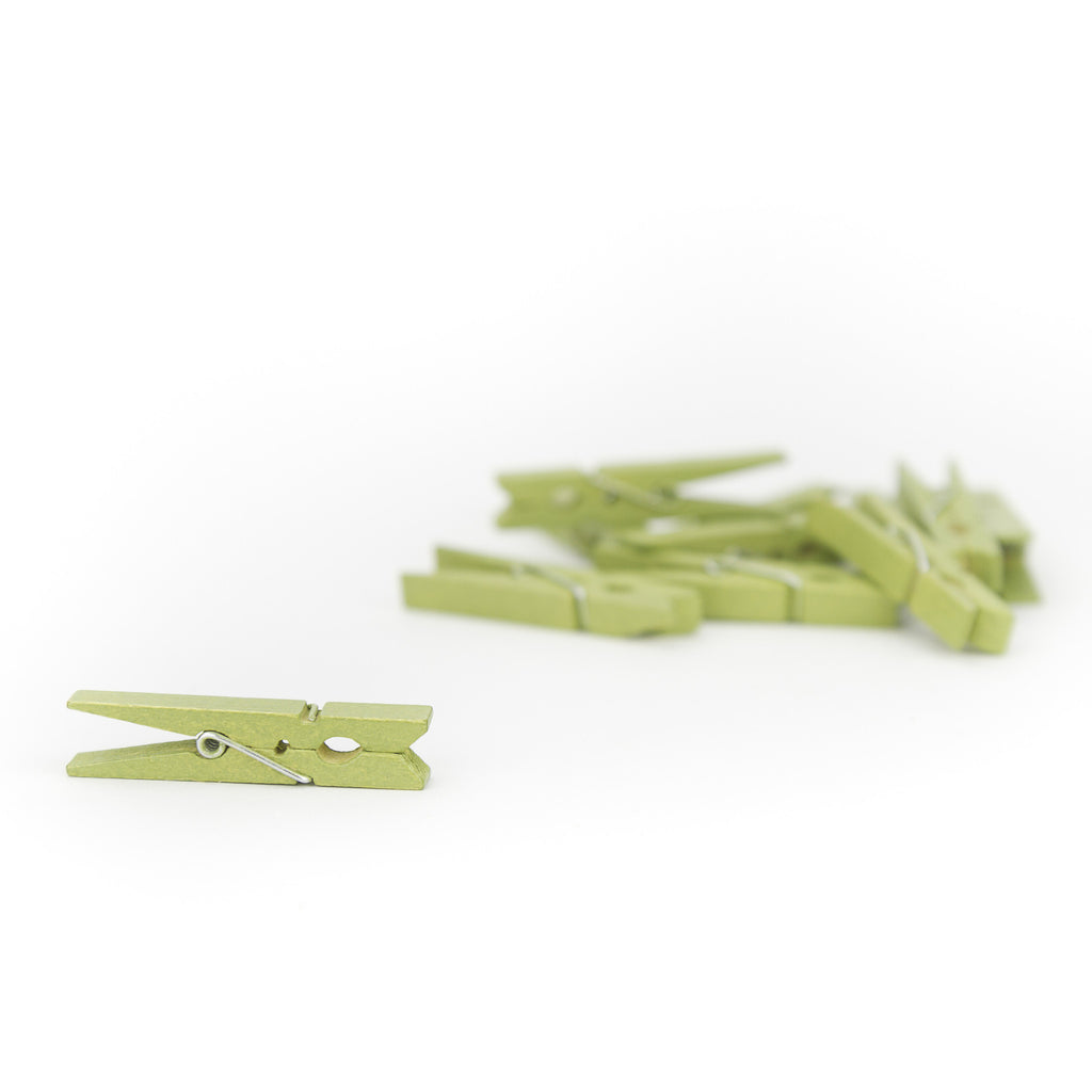 Small Clothespins - Avocado (12 pc)