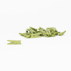 Mini Clothespins - Avocado (25 pieces)