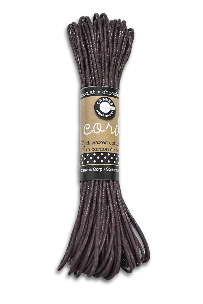 Cord - Waxed Cotton - Chocolate 45'