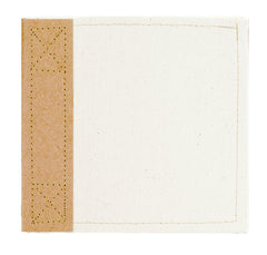 Stitched Scrapbook - Canvas and Kraft Paper