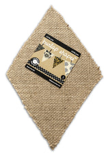 Burlap Banner Shape - Diamond