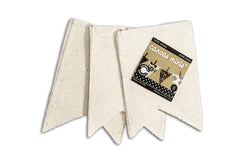 Canvas Mini Banner Shapes  - Flags 18 Pieces