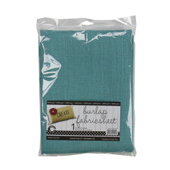 Burlap Fabric - 30"x36" - Aqua