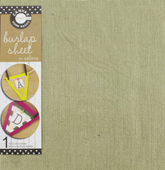 12x12 Burlap Sheet - Linen