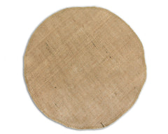 Burlap Round ( Charger/Floral Wrap) - 12"