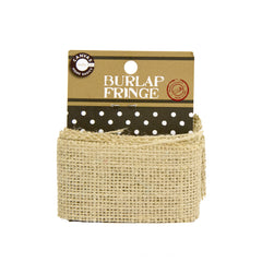 Burlap Fringe - Sand