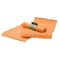 Table Runner - Orange Burlap