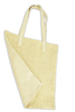 Canvas Bag - Canvas and Ivory Burlap French Market Bag
