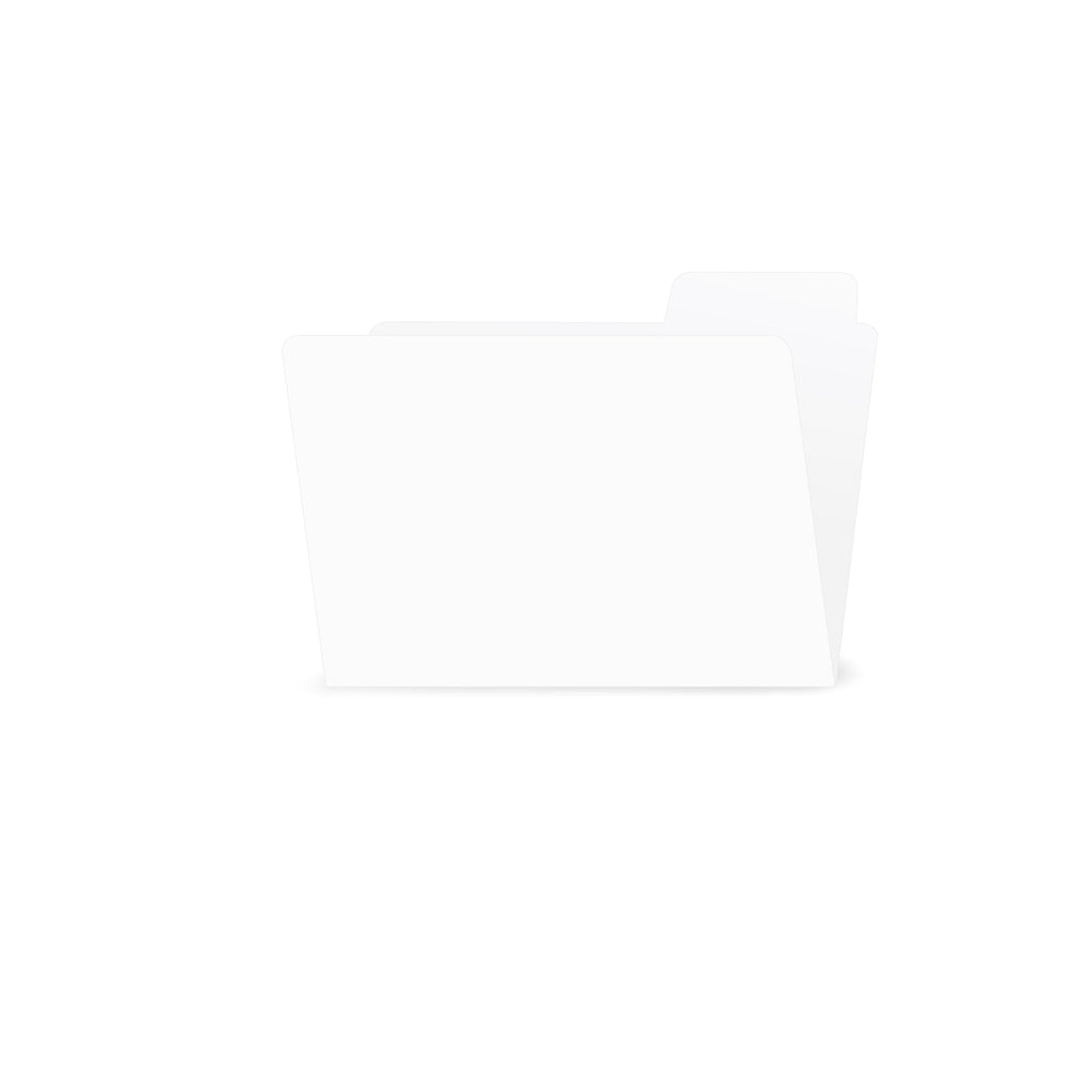 ATC Small File Folder White (6 pieces)