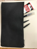 Canvas Zipper Tote - Black