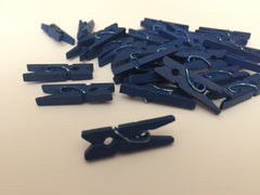 Mini Clothespins - Royal