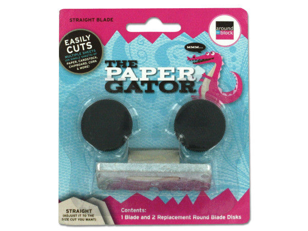 Around The Block Paper Gator - Straight Blade