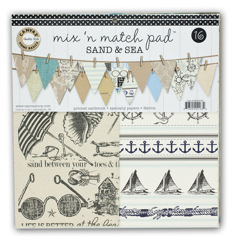 Mix and Match Pad: Sand and Sea