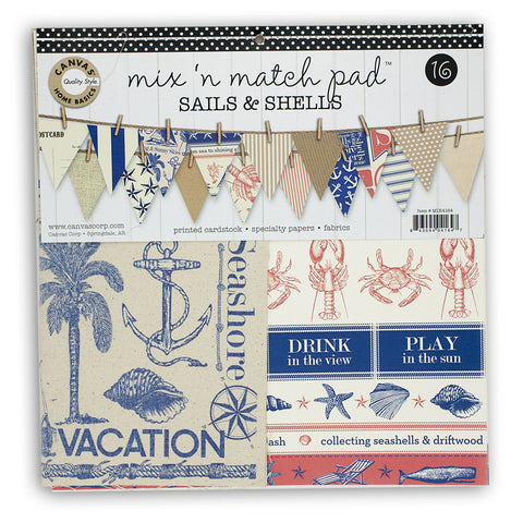 Mix and Match Pad: Sails and Shells
