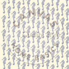 Ship to Shore: Seahorses on Ivory 12x12 Paper